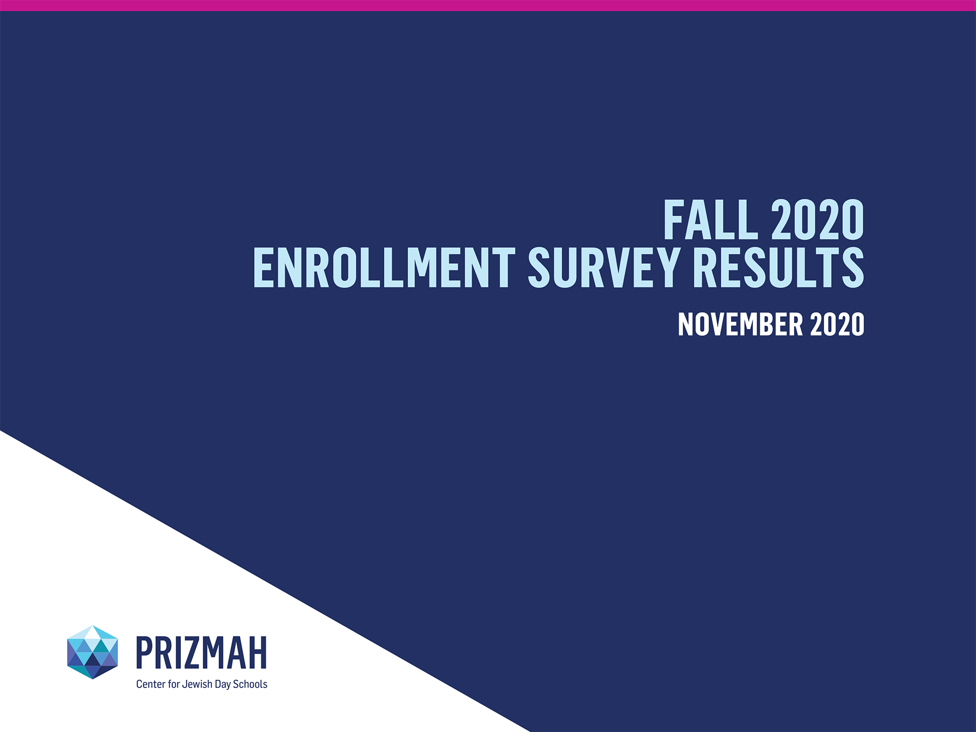Fall 2020 Enrollment Survey