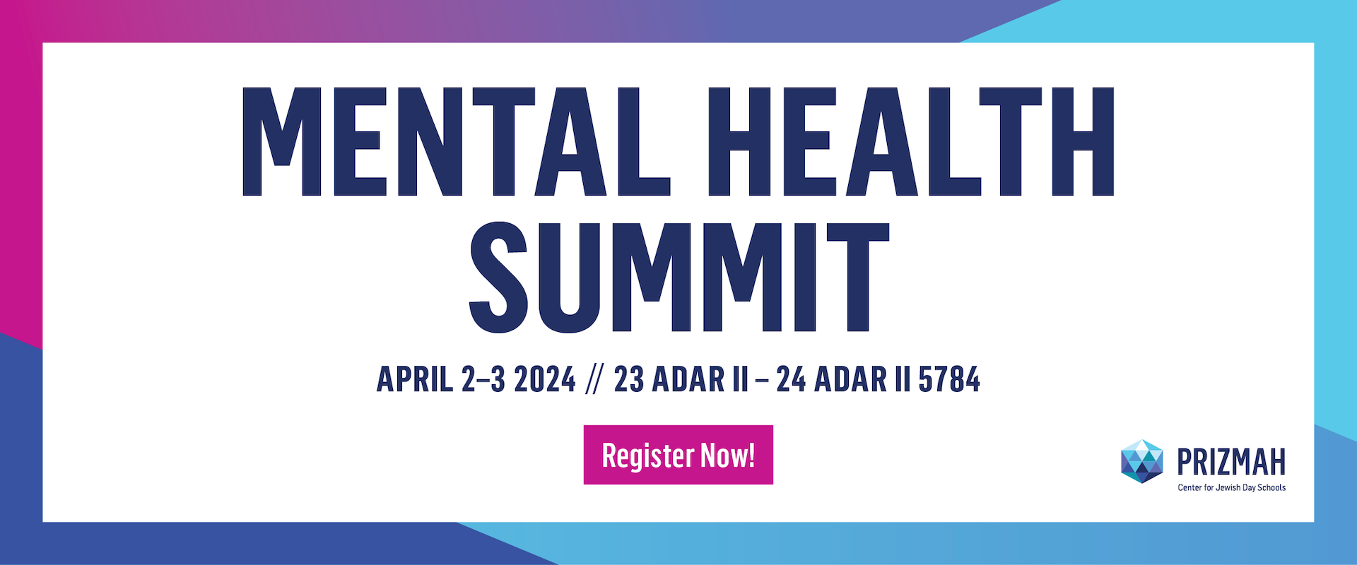 Mental Health Summit 2024 - Register Now