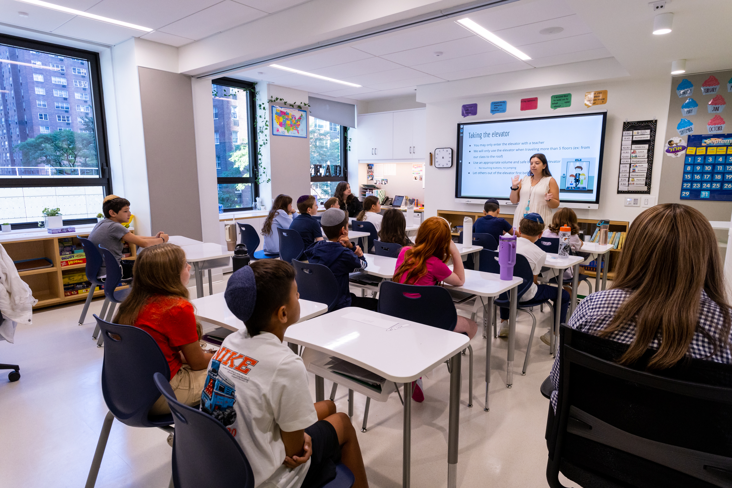Micki Appel Shefa classroom