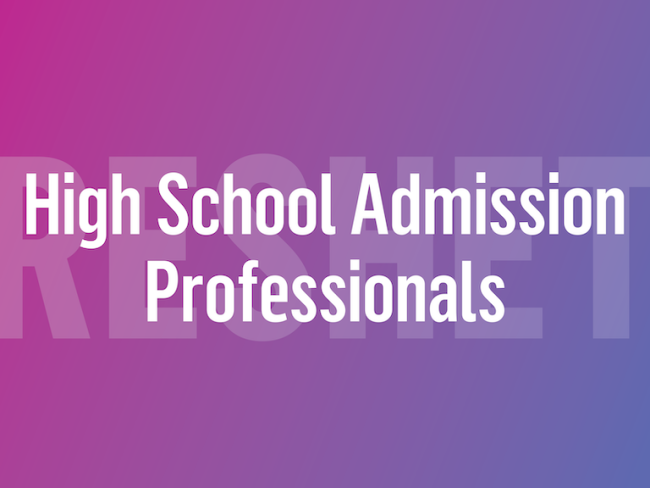 Reshet High School Admission Professionals