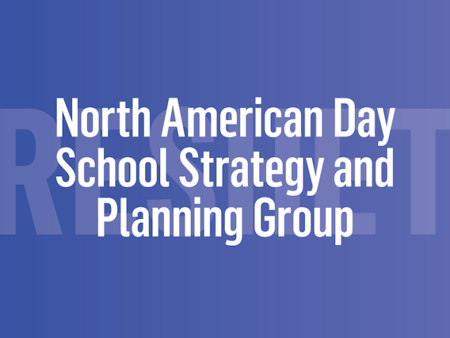 North American Day School Strategy and Planning Group